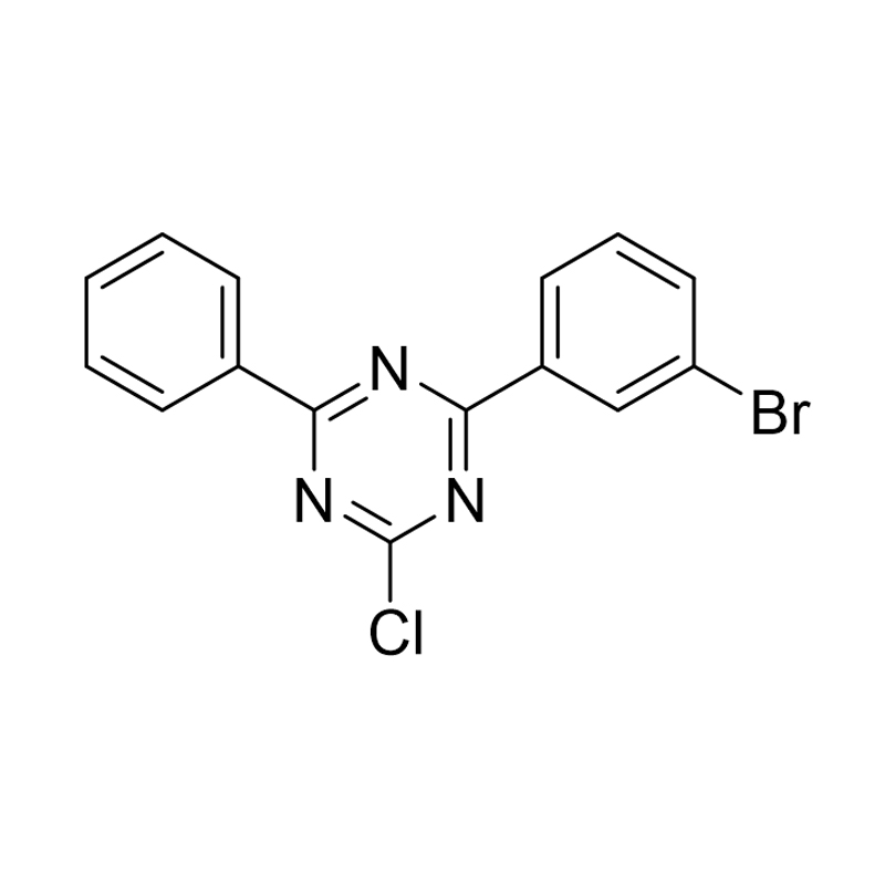 2-(3-bromophenyl)-4-chloro-6-phenyl-1,3,5-triazine